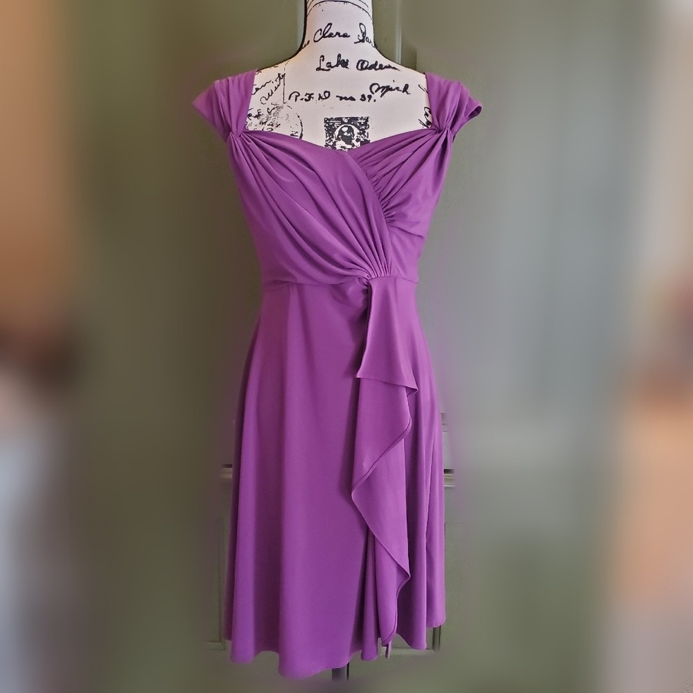 Plumb Purple Cocktail Dress (Womens 6)